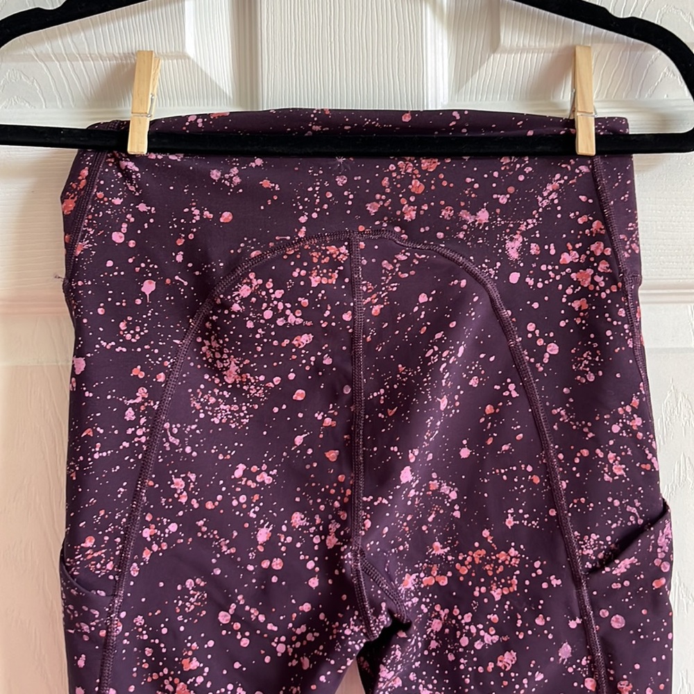 Athleta Ultimate Stash Pocket Splat Capri / SZ S - Picture 4 of 6